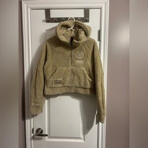 EUC Team 🇨🇦 Canada Scuba Oversized Sherpa  Half Zip Fleece Hoodie